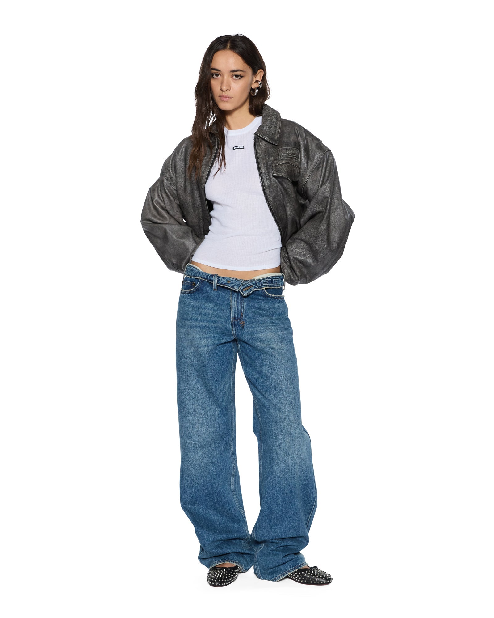 WOMENS STAPLE SS TEE WHITE SHEER FITTED TEES