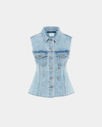 WOMENS SPARK VEST TORN UP FASHION TOPS