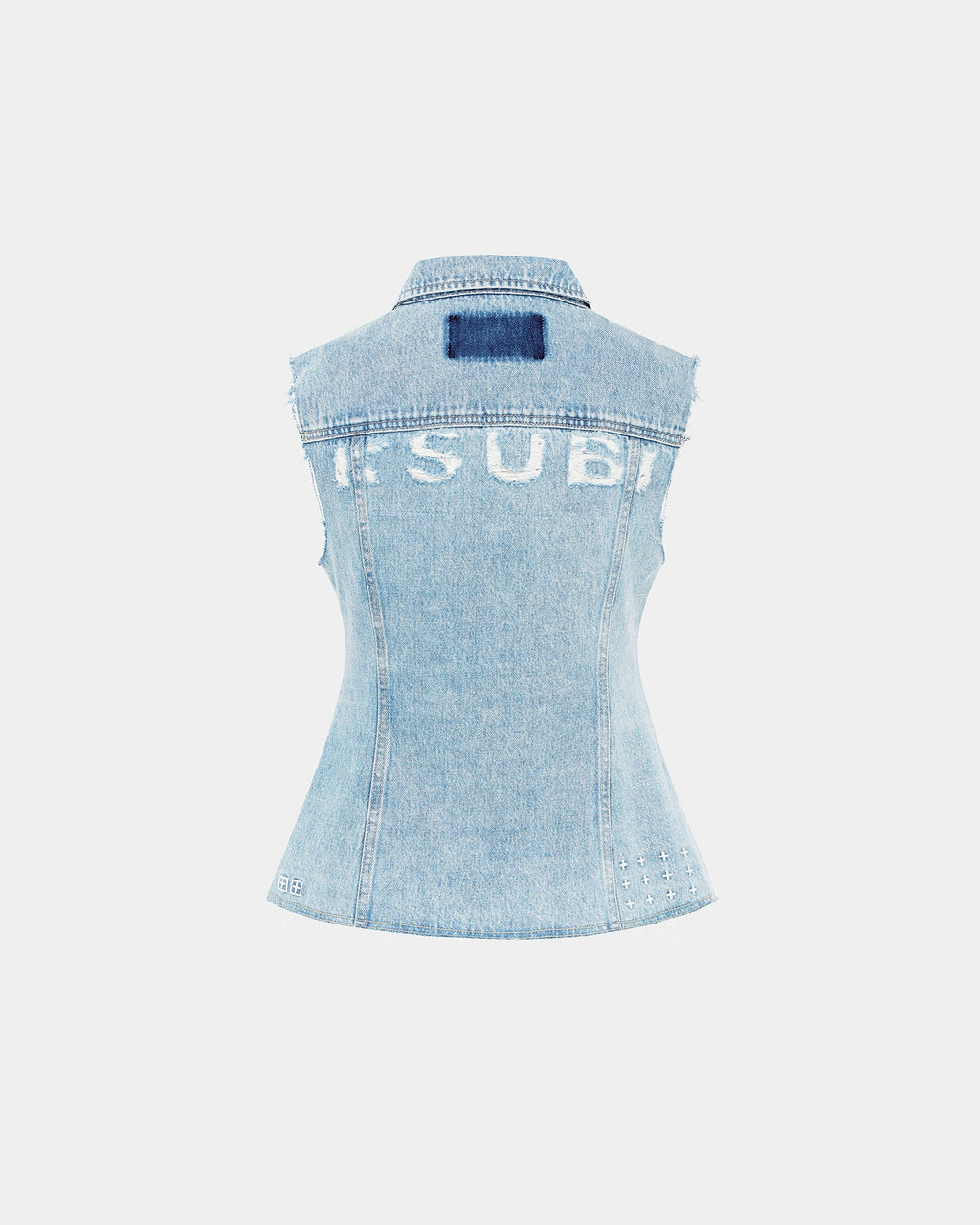 WOMENS SPARK VEST TORN UP FASHION TOPS