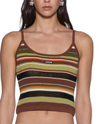 WOMENS TAMRIN KNITTED TANK MULTI FASHION TOPS
