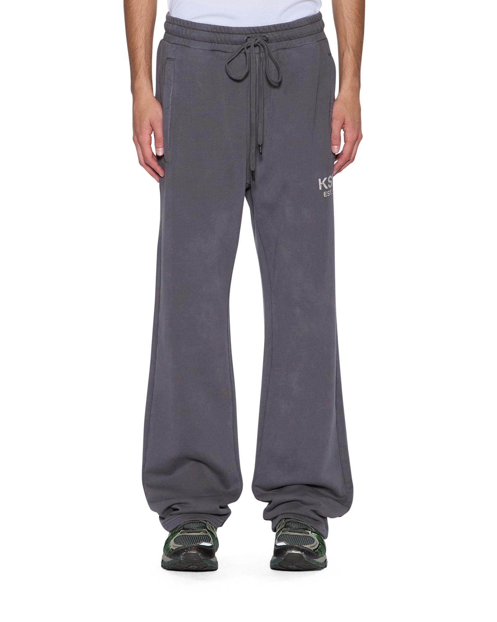 MENS STATE SYNTHESIS TRAK PANT CHARCOAL FADE REGULAR PANTS