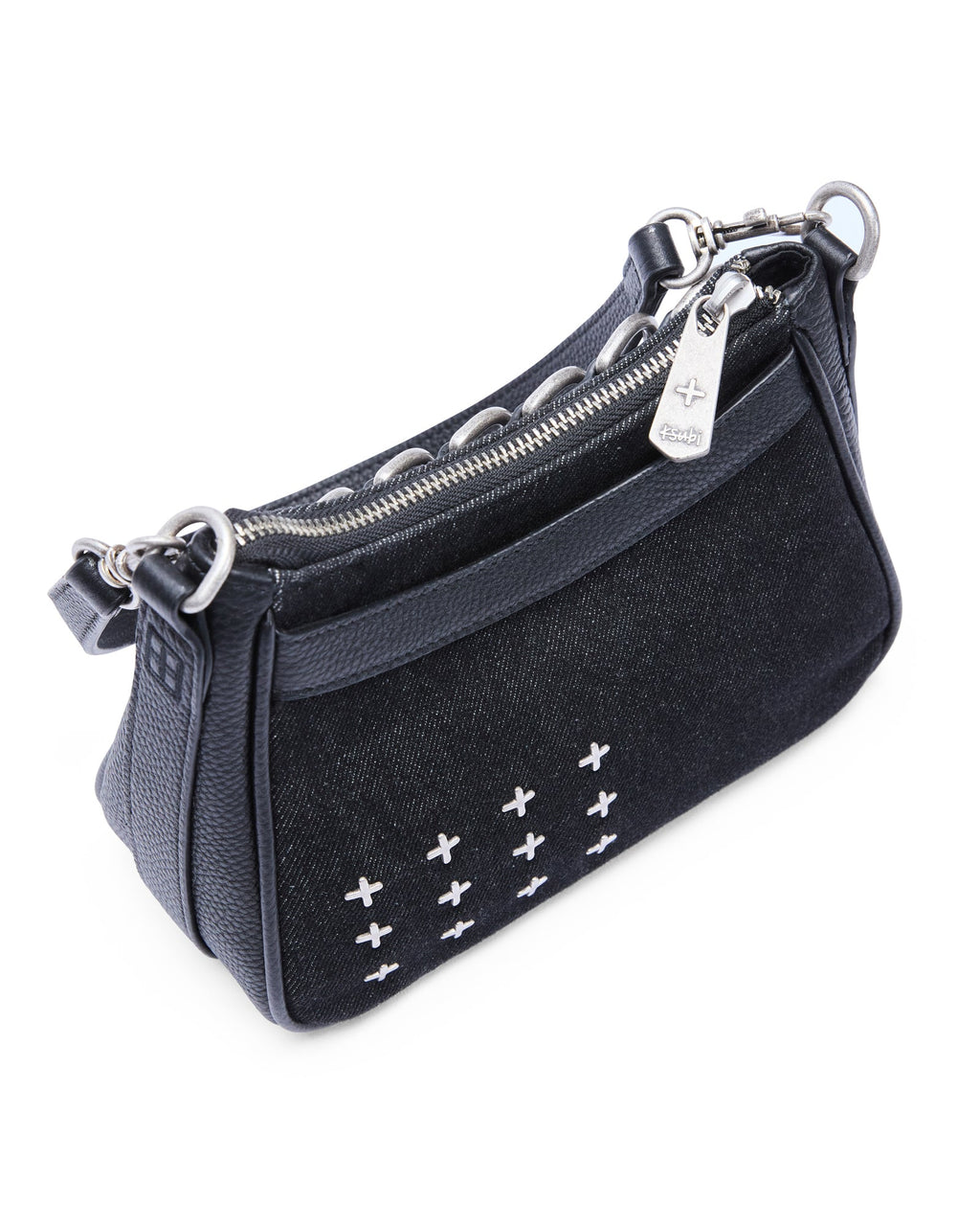 TRASH BAG MINI NOIR DENIM BAGS