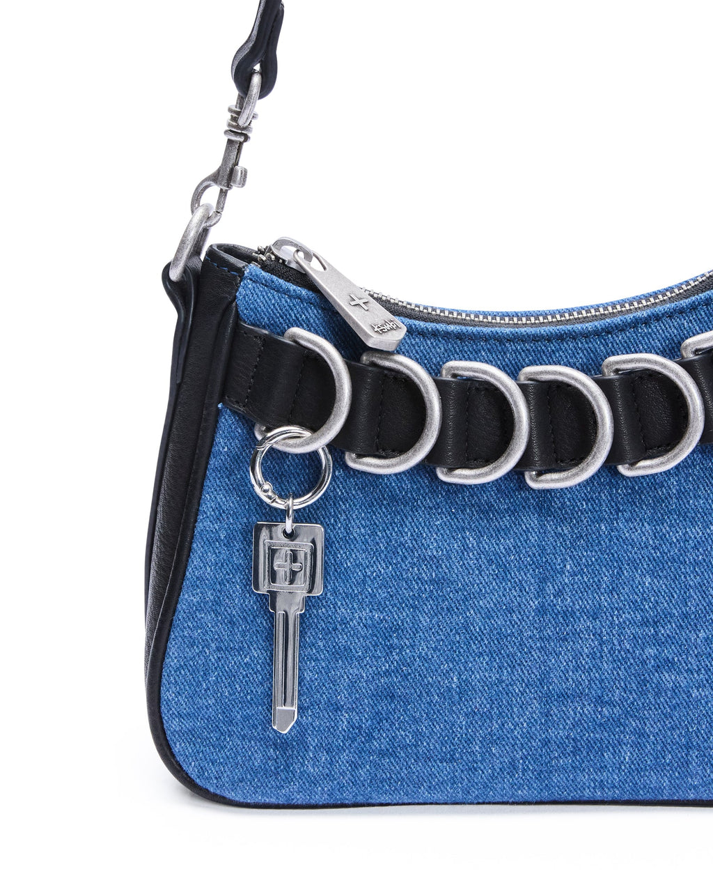 TRASH BAG MINI BLUE DENIM BAGS