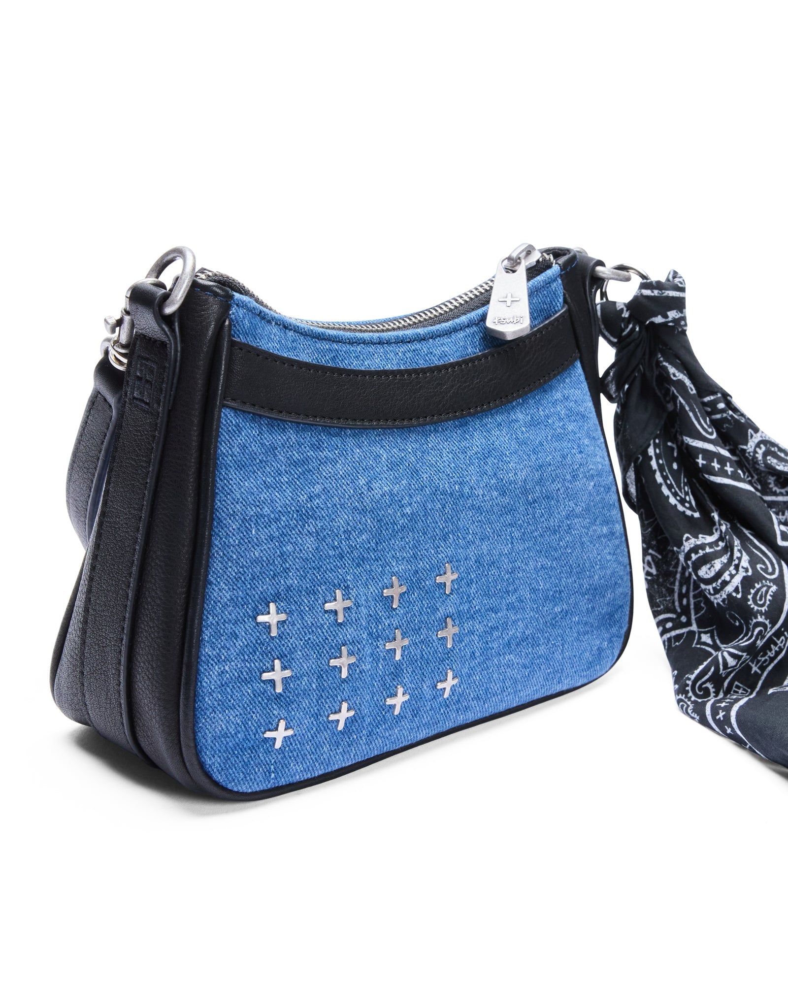 TRASH BAG MINI BLUE DENIM BAGS