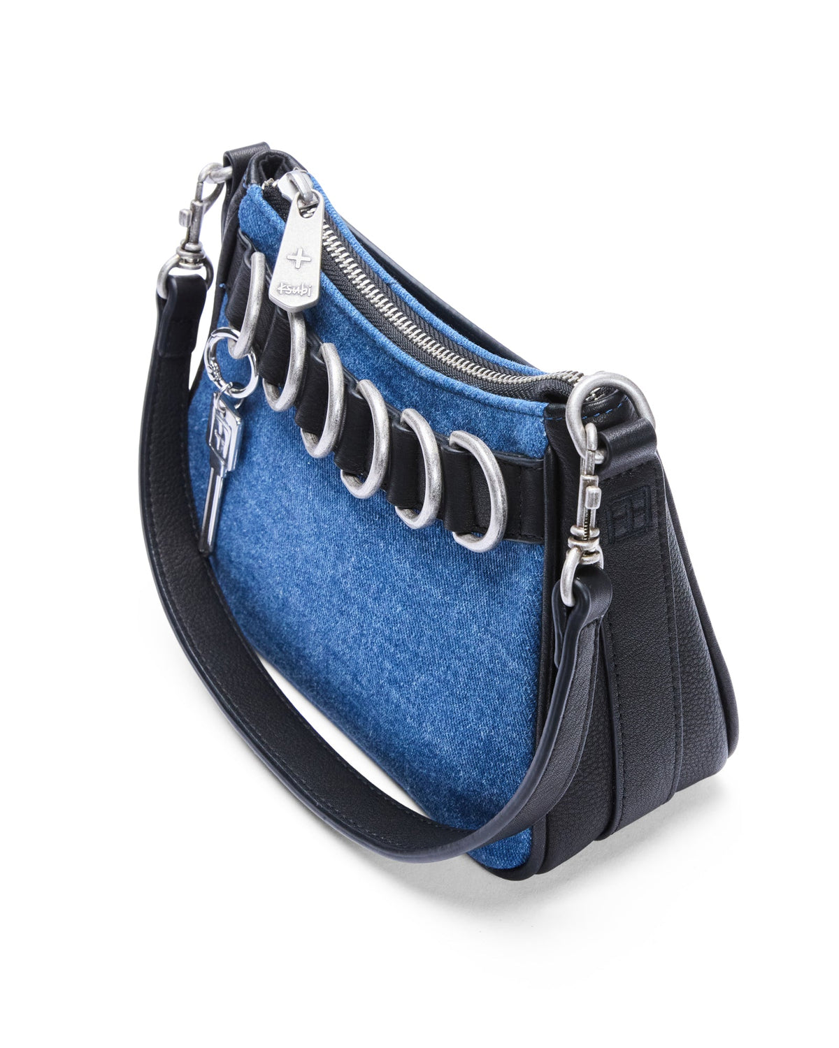 TRASH BAG MINI BLUE DENIM