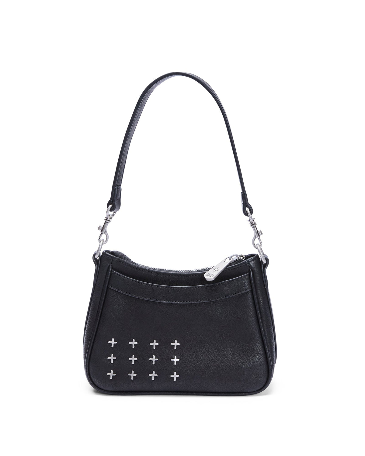 TRASH BAG MINI BLACK LEATHER