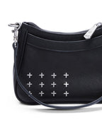 TRASH BAG MINI BLACK LEATHER BAGS