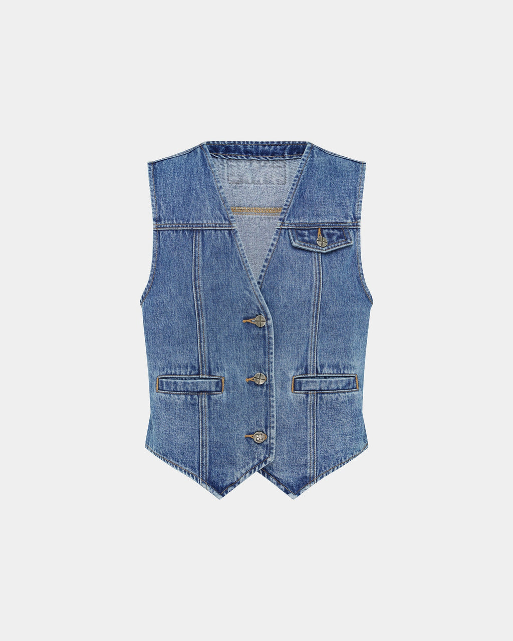 WOMENS VAGABOND WAISTCOAT HERITAGE FASHION TOPS