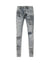 MENS  VAN WINKLE ROGUE BLUE GRAFFITI SKINNY DENIM JEANS
