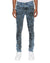 MENS  VAN WINKLE CHAMPAGNE SKETCH SKINNY DENIM JEANS