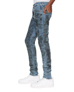MENS VAN WINKLE CHAMPAGNE SKETCH DENIM JEANS