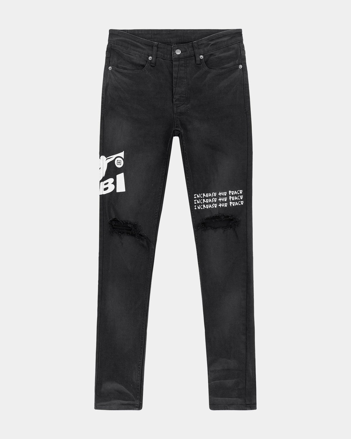 MENS VAN WINKLE GHOSTED ANGELS DENIM JEANS