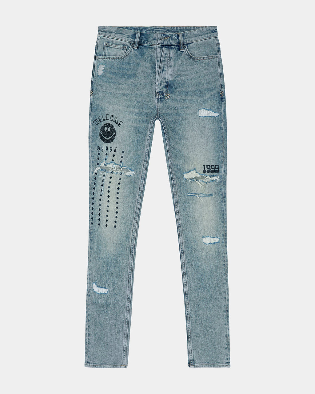 MENS VAN WINKLE THROW BAK TRASH DENIM JEANS