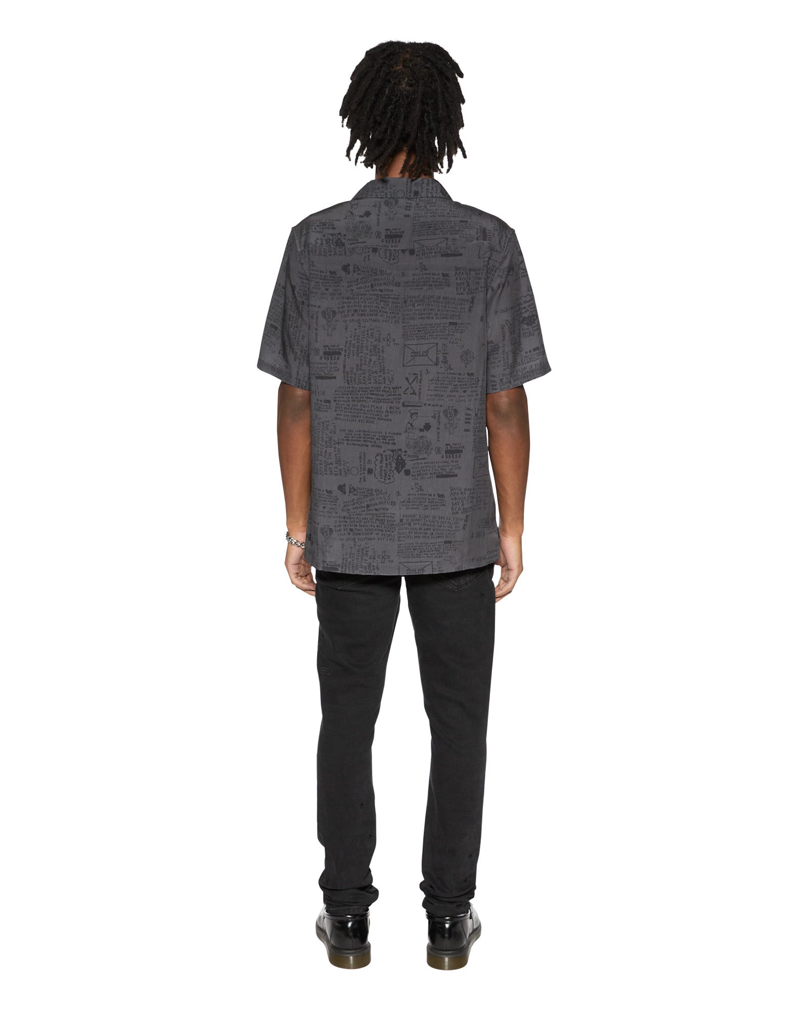 VERSES RESORT SS SHIRT BLACK