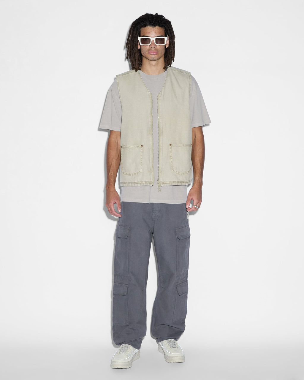 MENS BATTLER VEST KHAKI VESTS