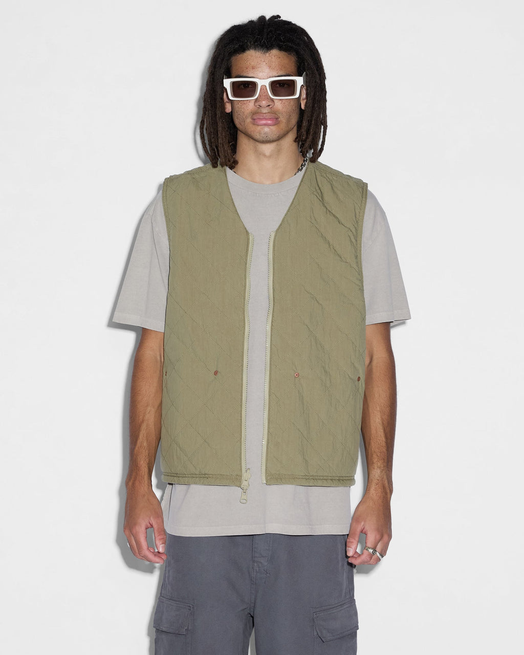 MENS BATTLER VEST KHAKI VESTS