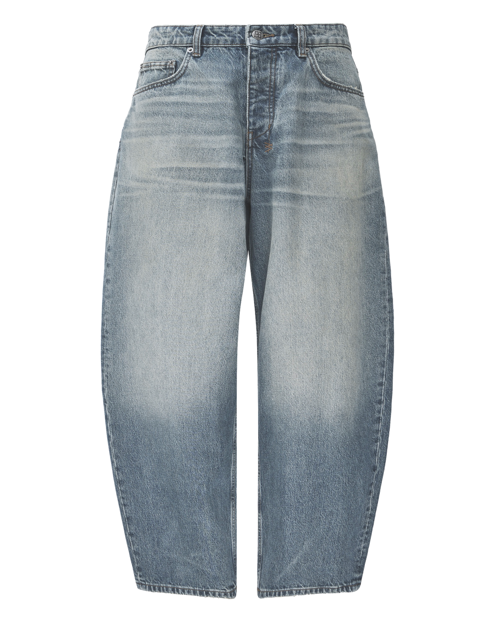 Mens Vorteks Astral Sott Barrel Leg Denim Jeans - Denim