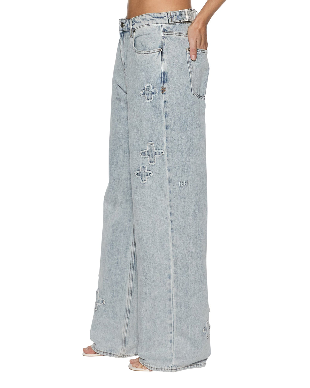 WOMENS LOW RIDER KRAFTWERK DENIM JEANS