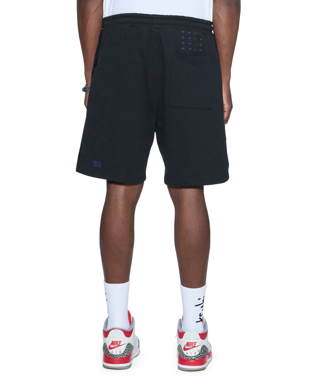 MENS 4X4 LUXE SYNTHESIS TRAK SHORT COBALT BLACK WALKSHORTS