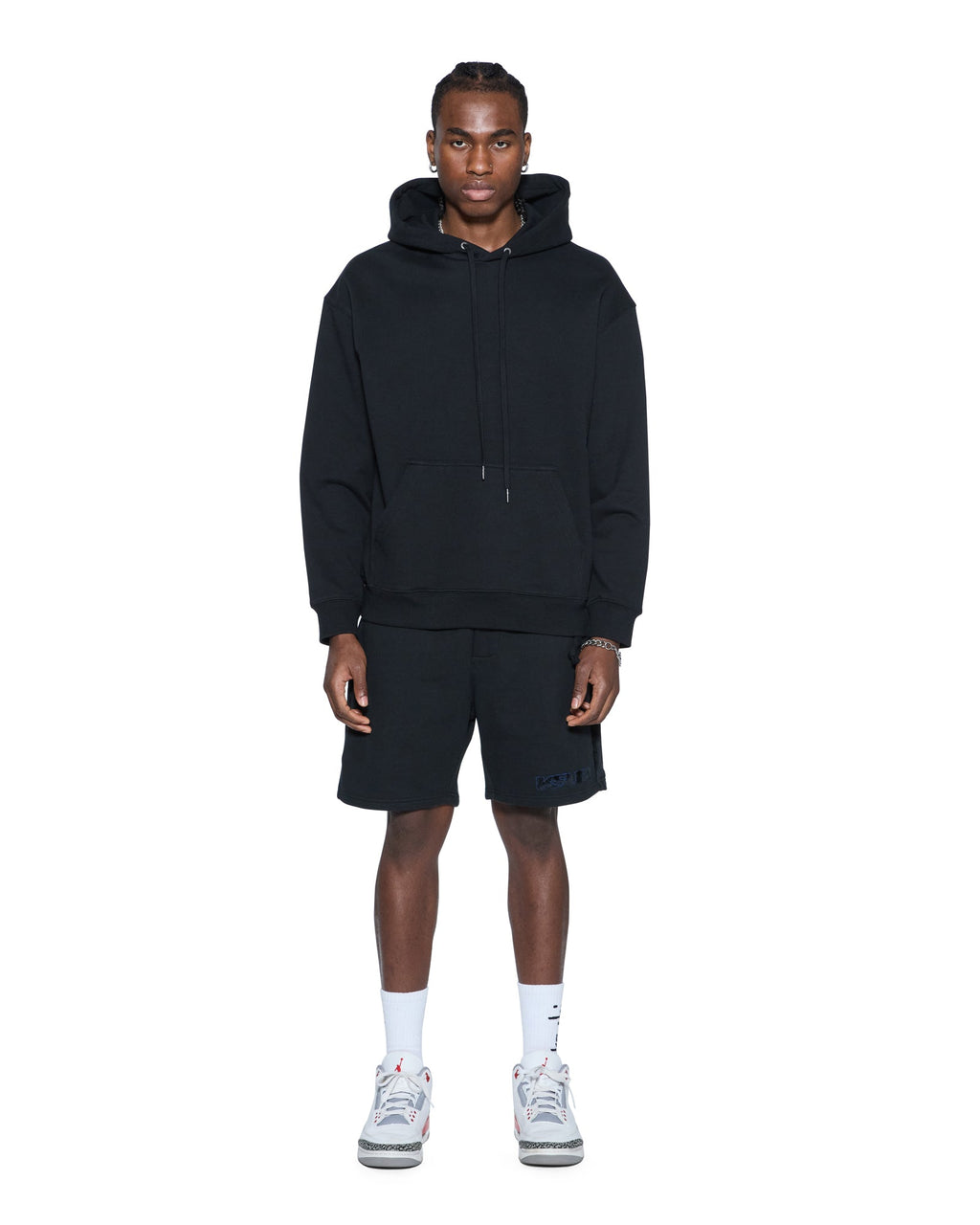 MENS 4X4 LUXE SYNTHESIS TRAK SHORT COBALT BLACK WALKSHORTS