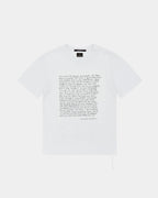 MENS WHITENOISE KASH SS TEE SPACE WHITE TEES