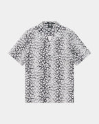 MENS WHITENOISE LEOPARD RESORT SS SHIRT MULTI SHIRTS