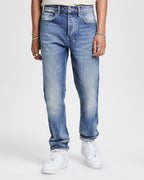 Mens Wolfgang Mid Town Tapered Denim Jeans - Denim