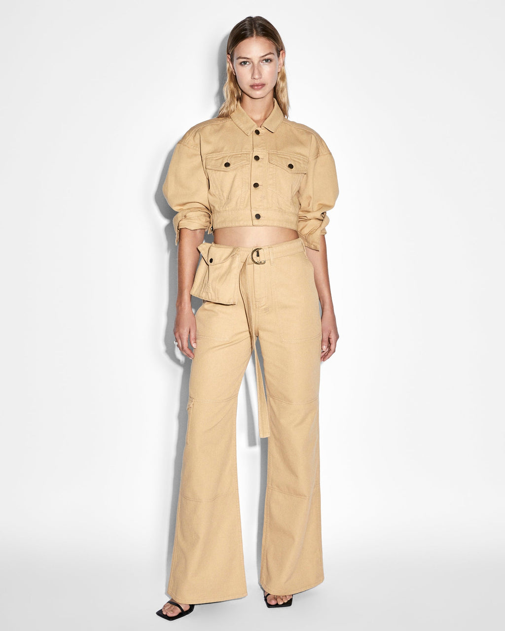 WOMENS KOMMAND CARGO CARAMEL PANTS