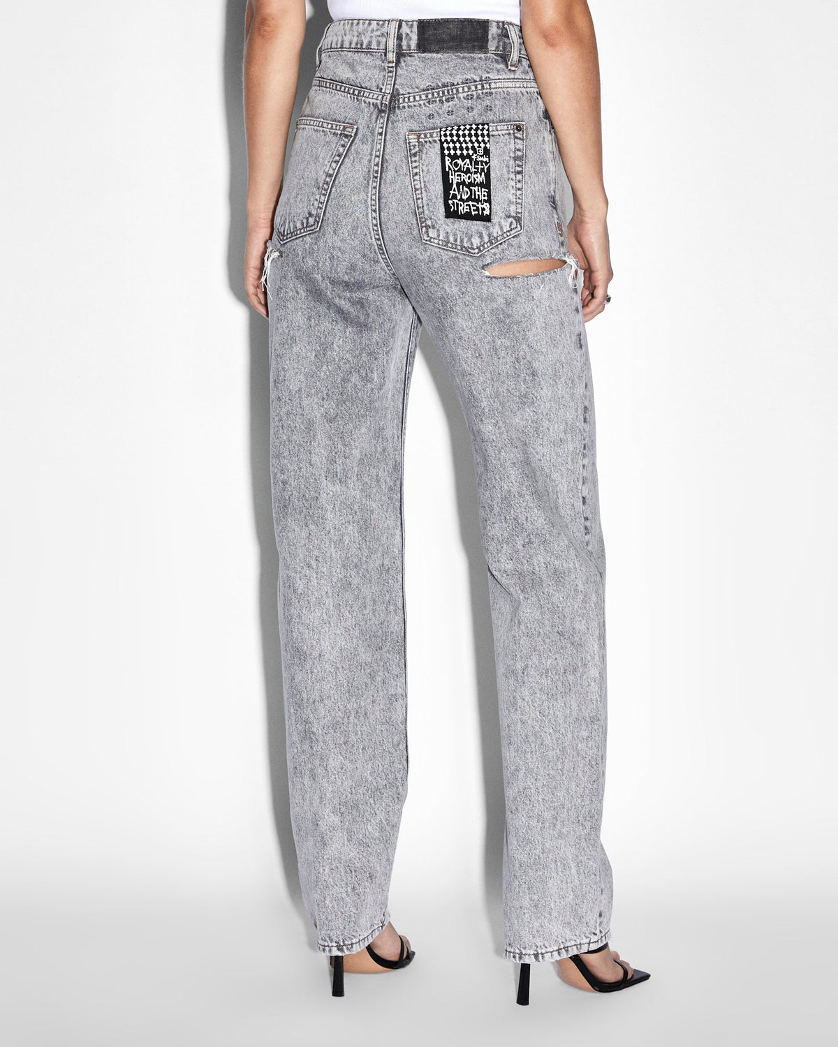 WOMENS PLAYBACK DIME KUT OUT DENIM JEANS