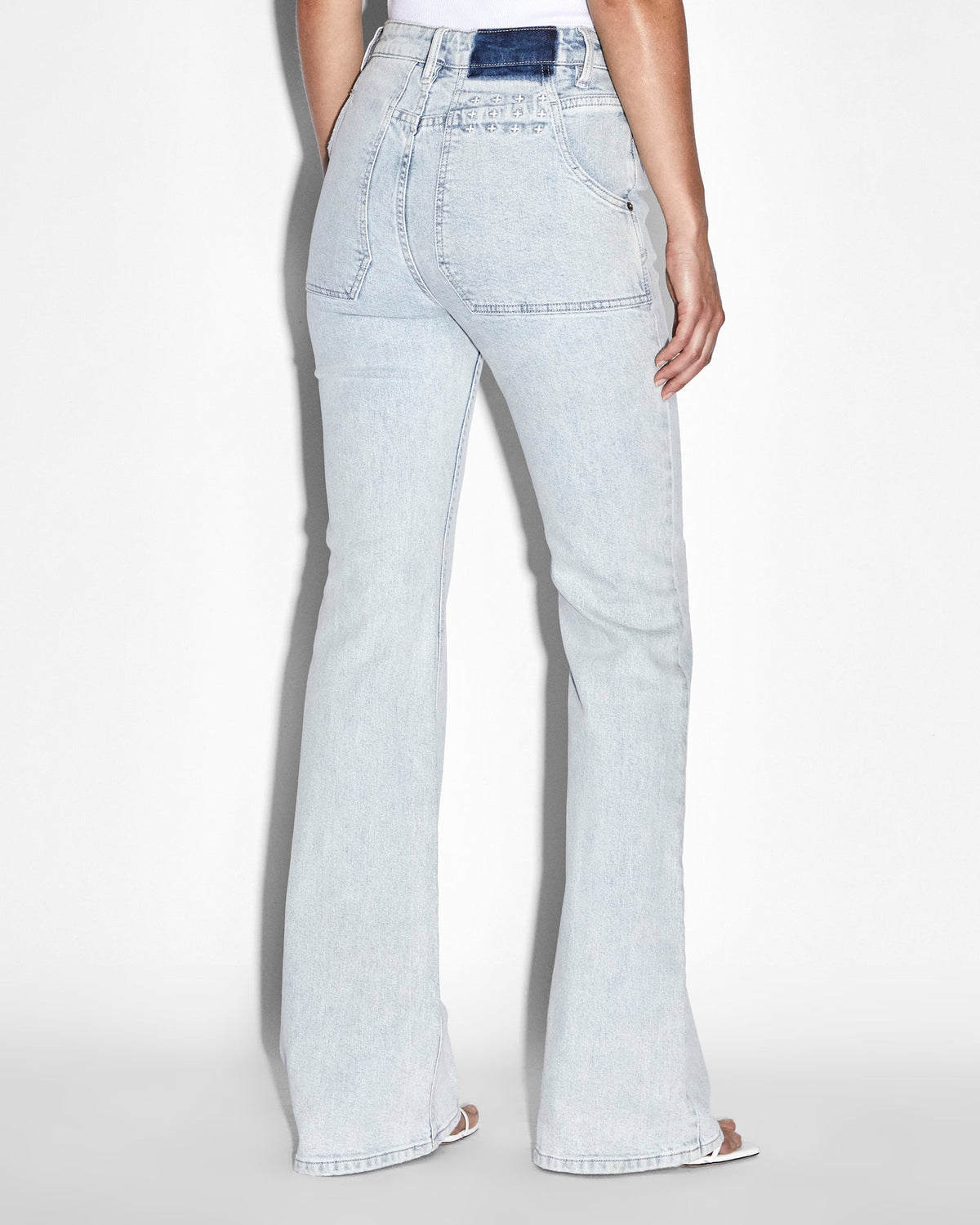 WOMENS SOHO ICE FLIPPED DENIM JEANS