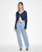 WOMENS EXPANSE LS TOP MIDNIGHT FASHION TOPS
