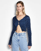 WOMENS EXPANSE LS TOP MIDNIGHT FASHION TOPS