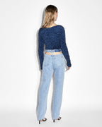 WOMENS EXPANSE LS TOP MIDNIGHT FASHION TOPS