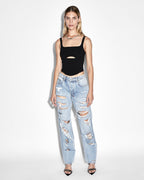 WOMENS VERTIGO BUSTIER BLACK FASHION TOPS