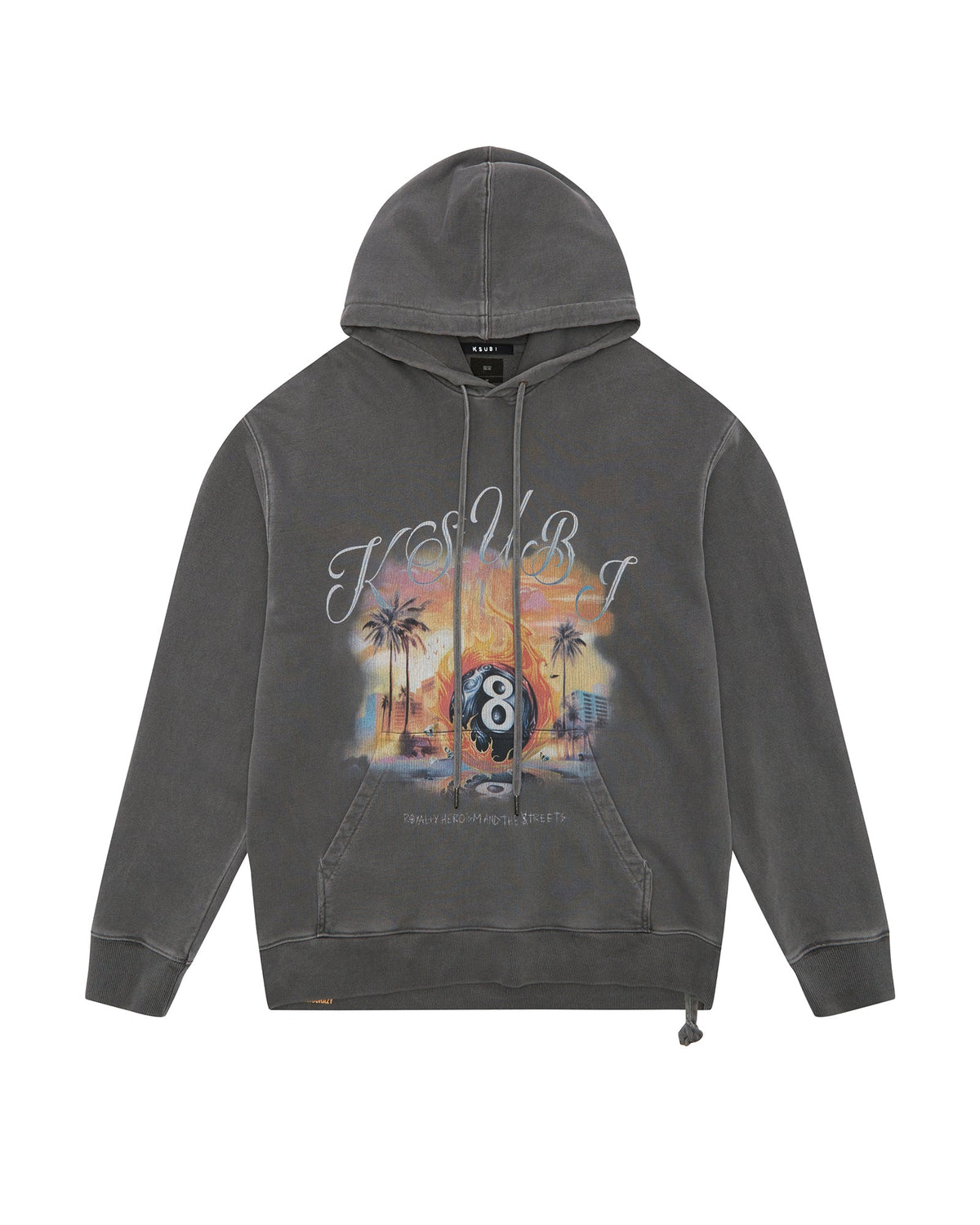 WORLD ORDER BIGGIE HOODIE CHARCOAL