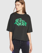 WOMENS WORLDWIDE NIRVANA SS TEE BLACK TEES
