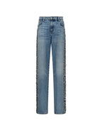 Womens Low Rider Kulture Krystal Relaxed Denim Jeans - Denim