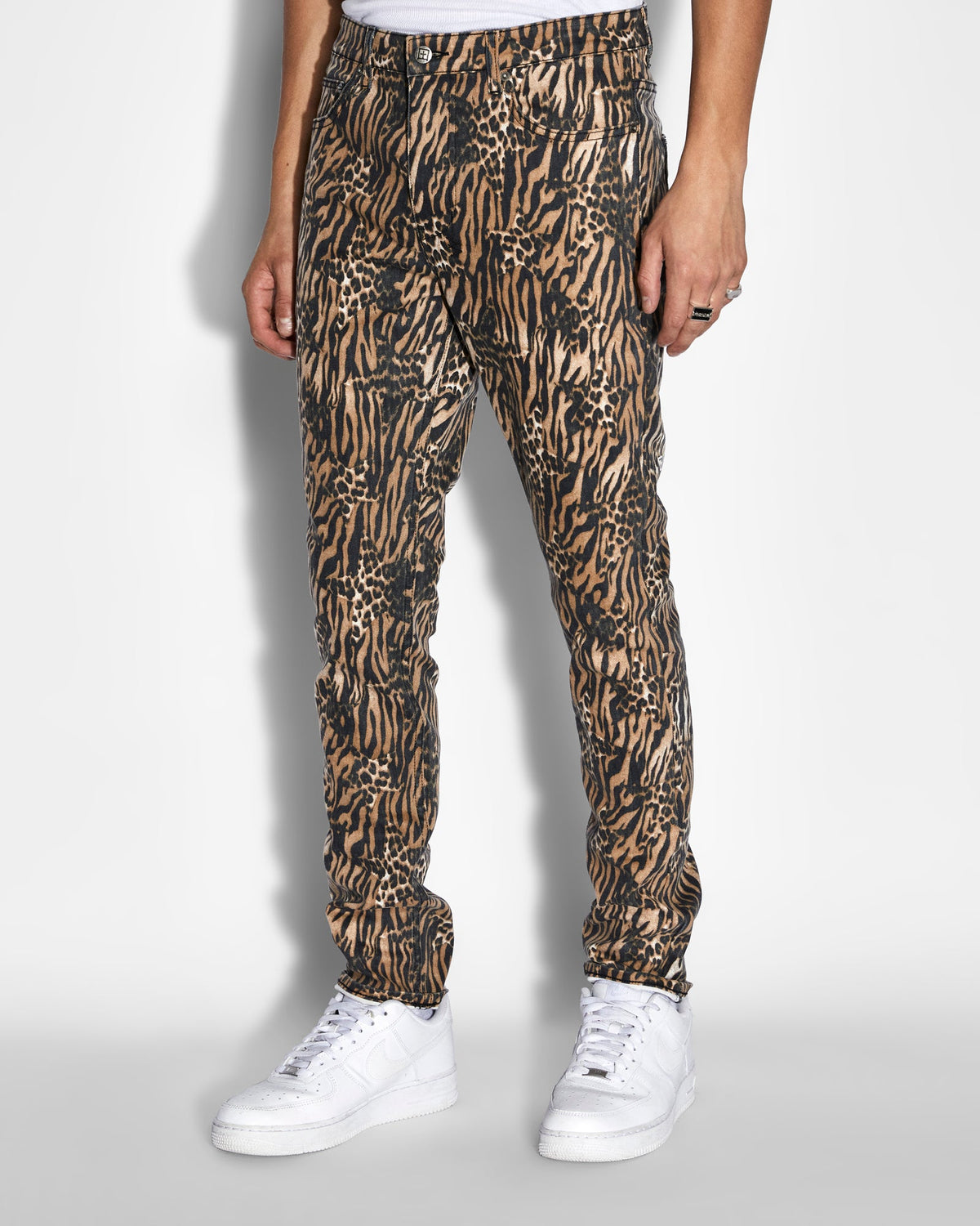 Mens Chitch Zoo Slim Denim Jeans - Multi Colour