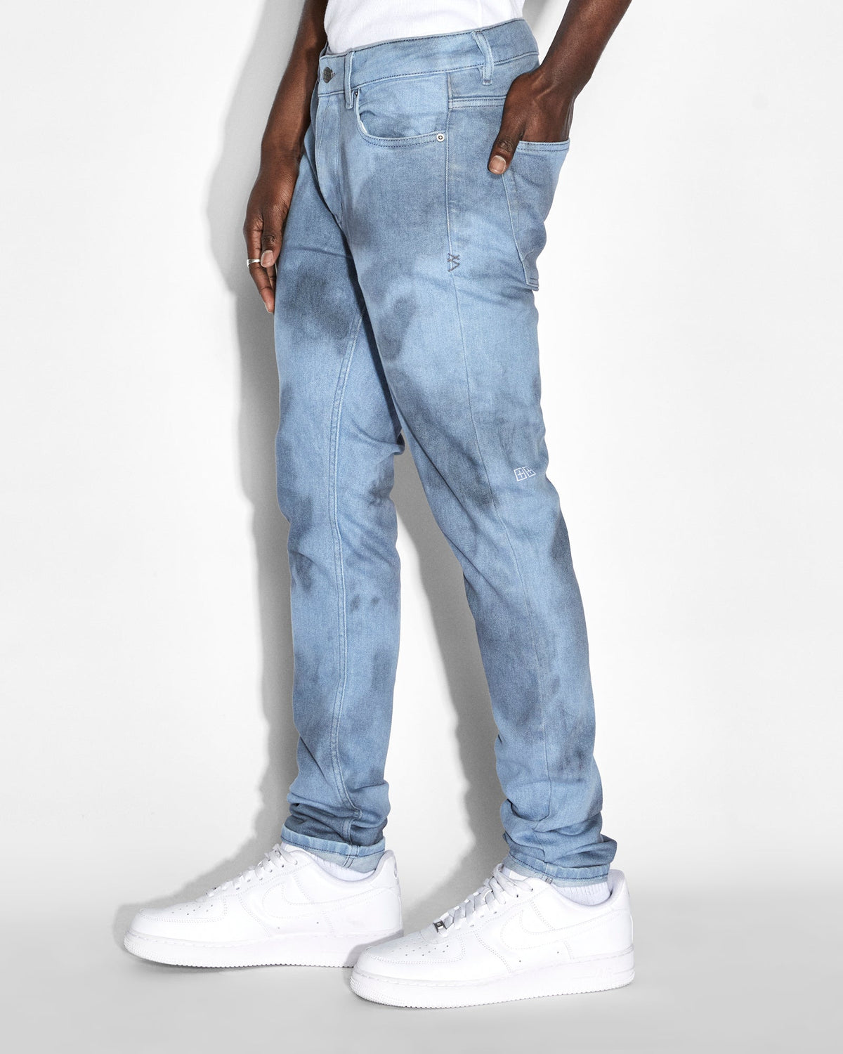 Mens Van Winkle Lowtide Skinny Denim Jeans - Denim