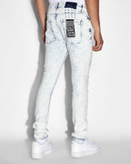 Mens Van Winkle Remnant Skinny Denim Jeans - White