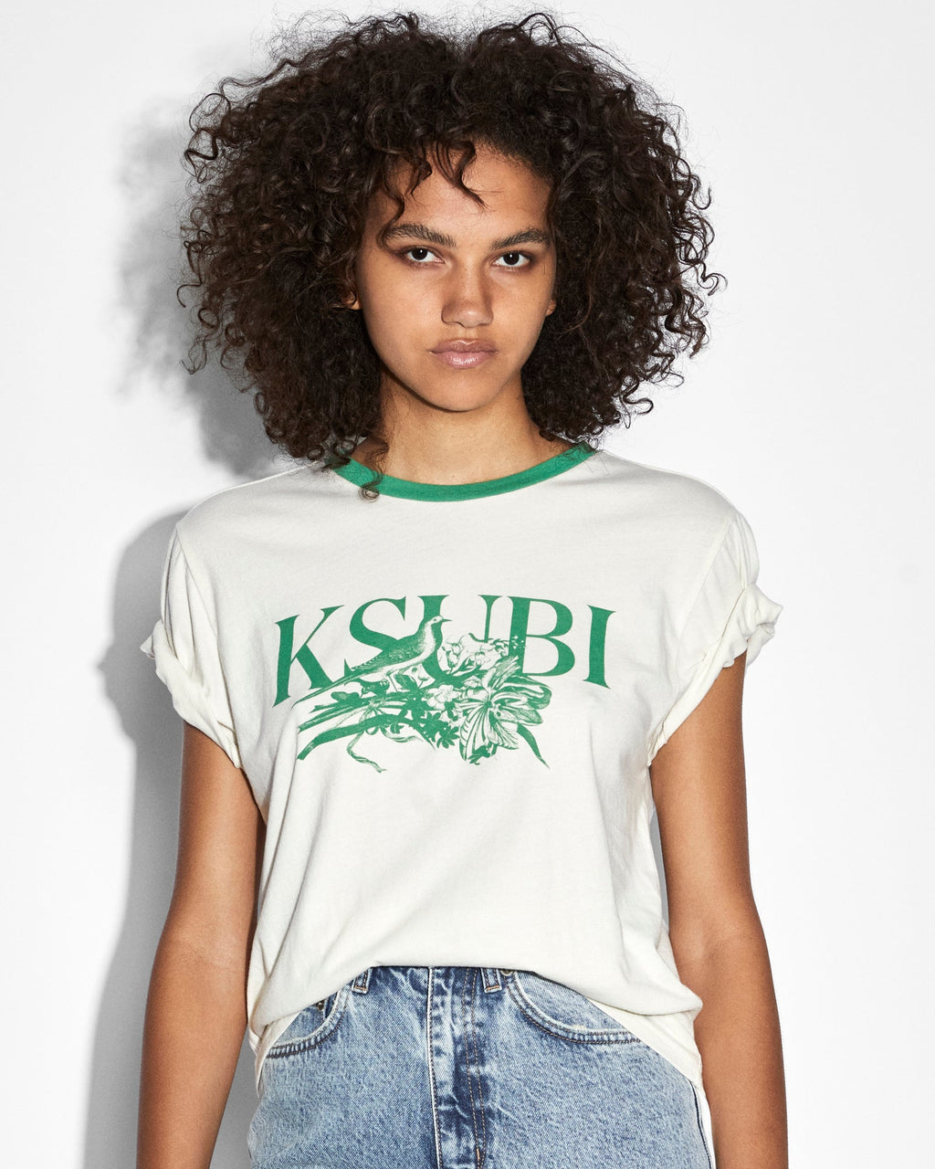 Womens Nature Klassic Ss Tee Regular Tees - White
