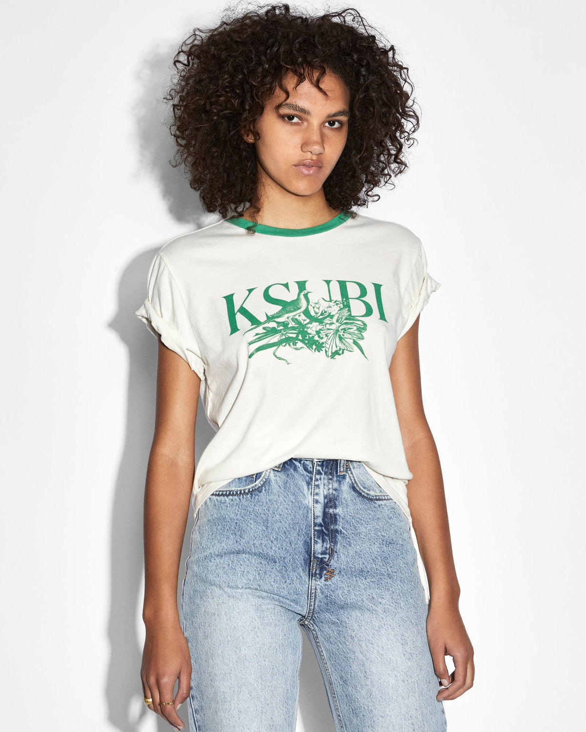 Womens Nature Klassic Ss Tee Regular Tees - White