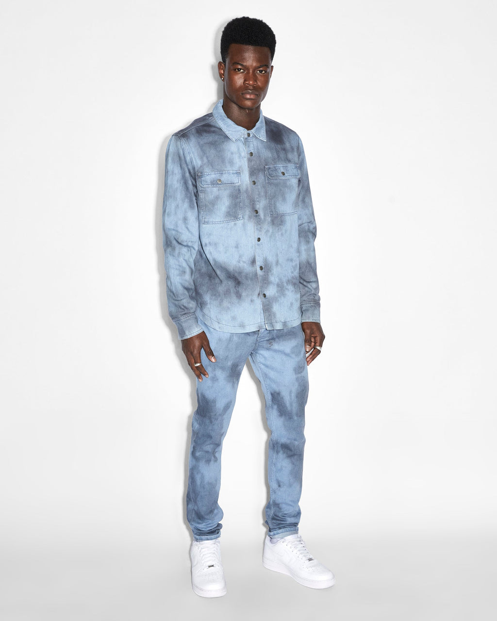 Mens Van Winkle Lowtide Skinny Denim Jeans - Denim