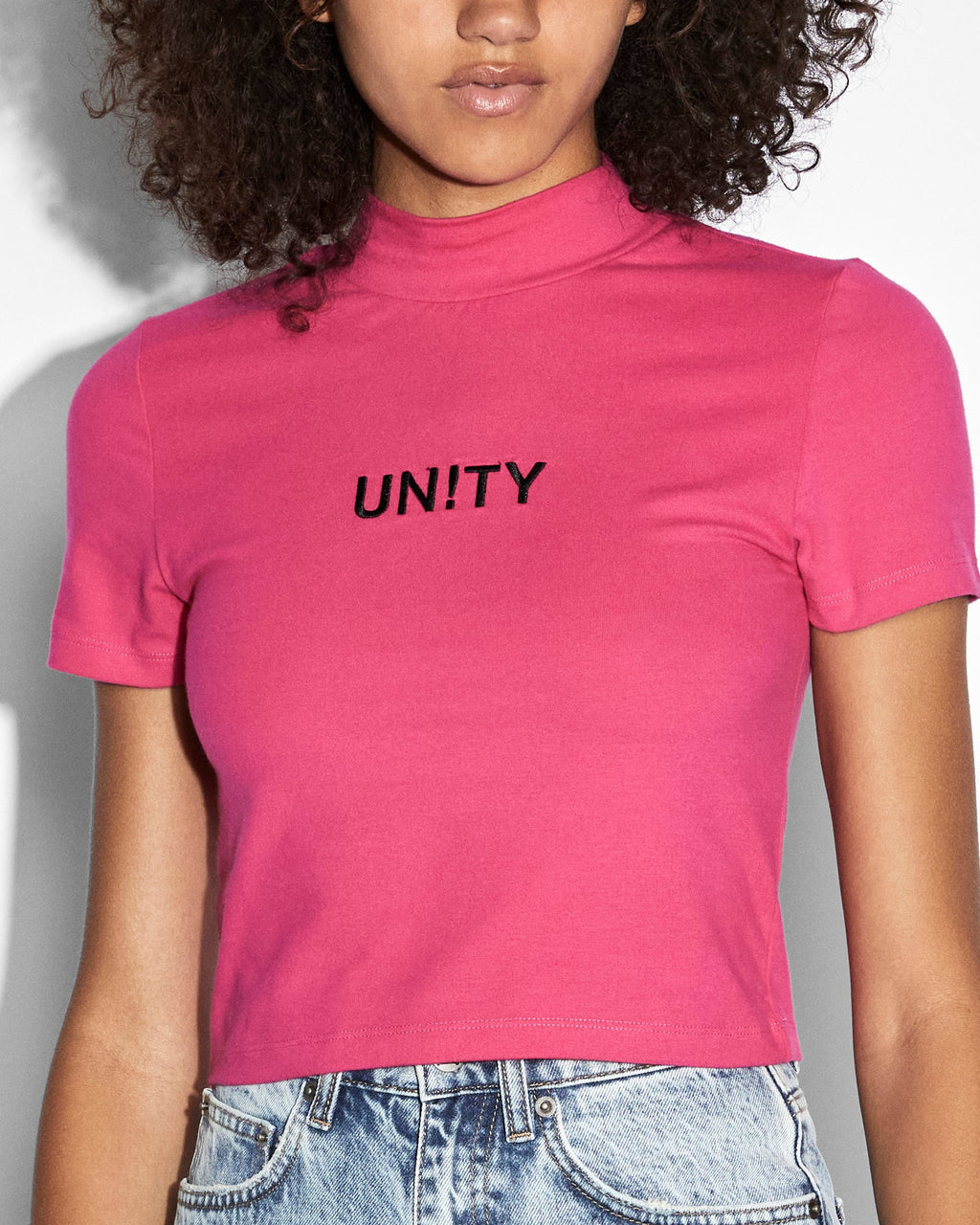 WOMENS UNITY MOCK BABY SS TEE TEES