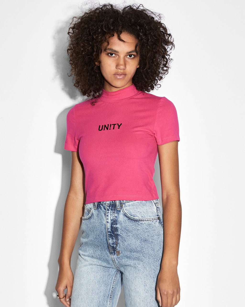 WOMENS UNITY MOCK BABY SS TEE TEES