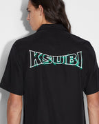 MENS NEON RESORT SS SHIRT BLACK SHIRTS