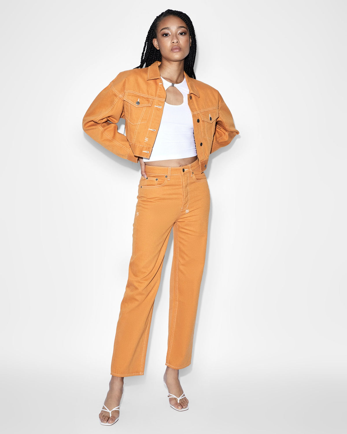 WOMENS BROOKLYN JEAN FLAME DENIM JEANS