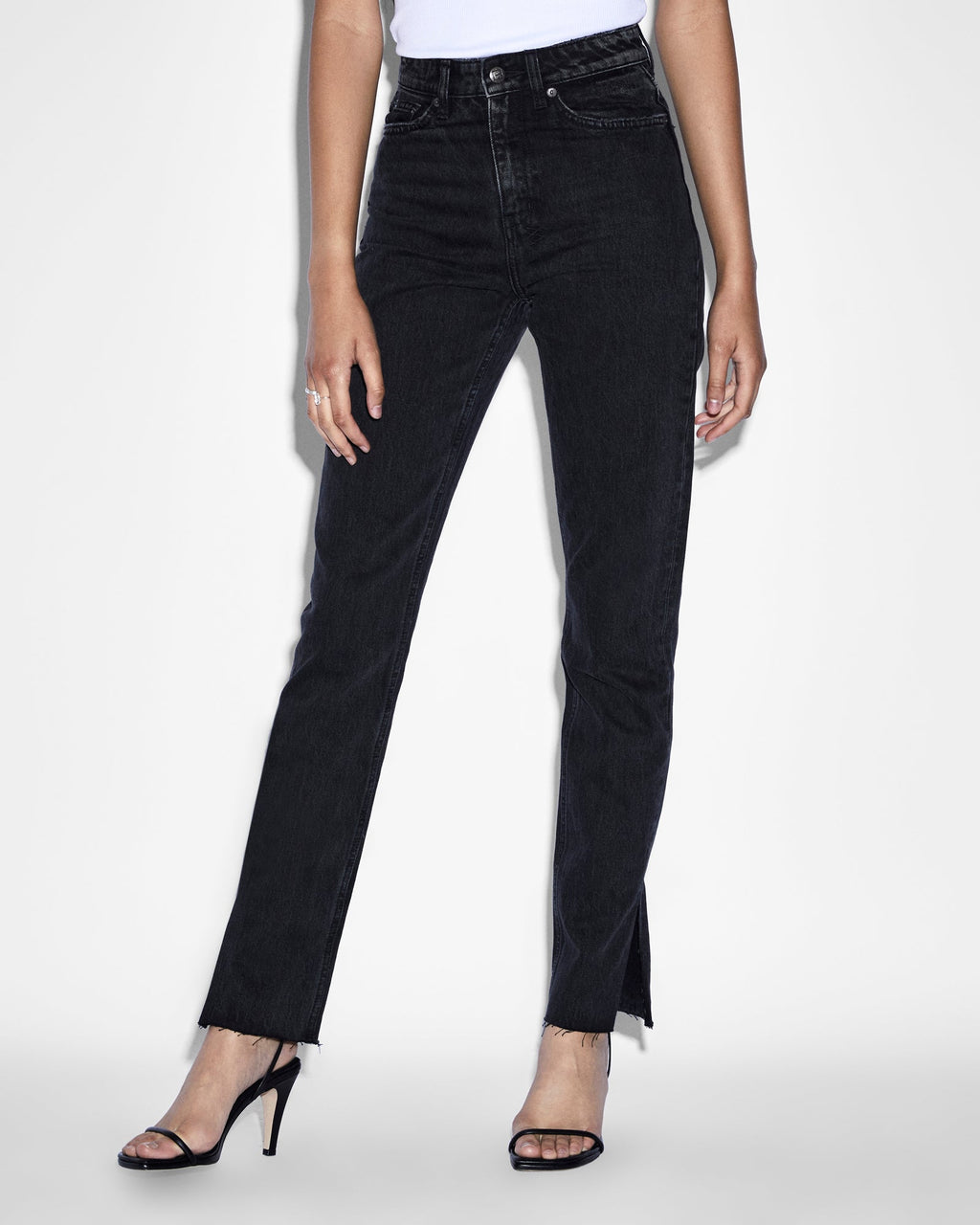 WOMENS MELROSE ONYX DENIM JEANS