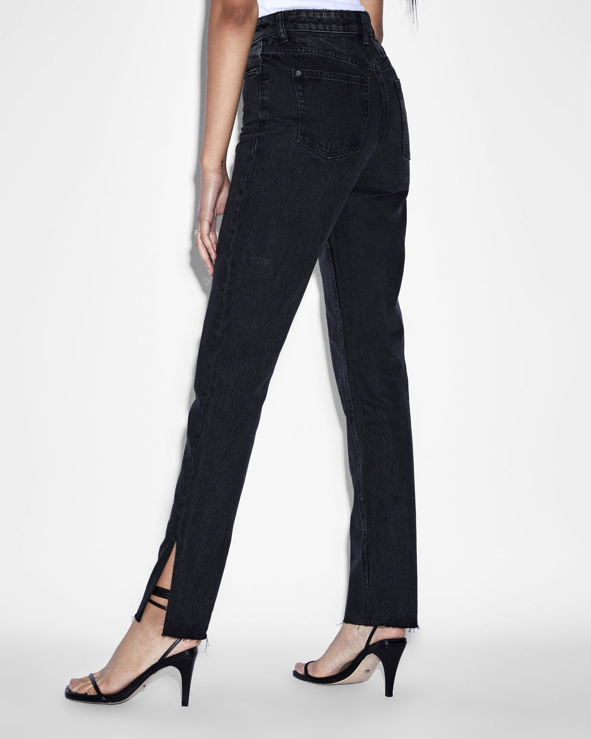 WOMENS MELROSE ONYX DENIM JEANS