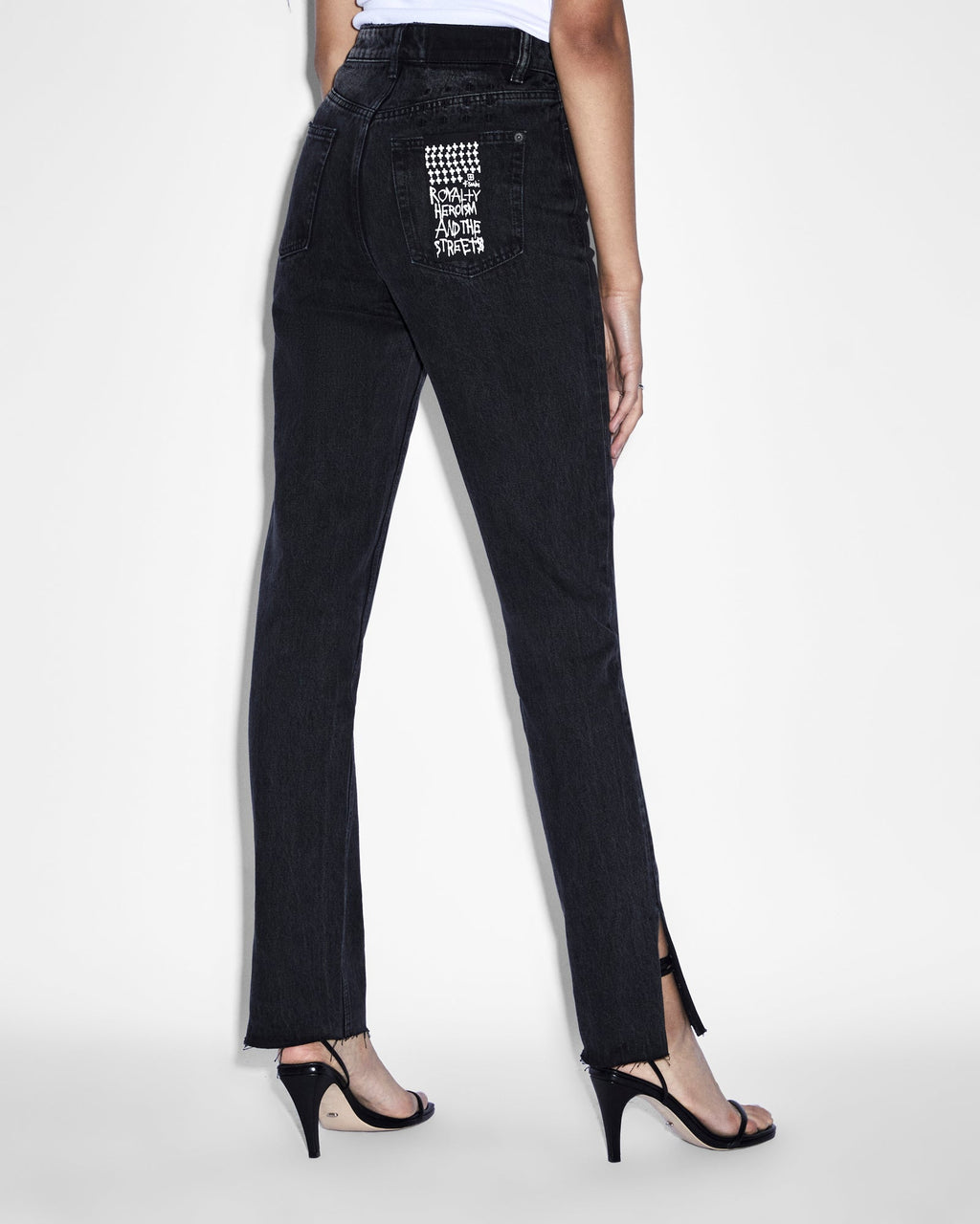 WOMENS MELROSE ONYX DENIM JEANS